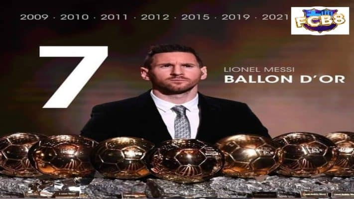 Lionel Messi đã giành được 7 quả bóng vàng
